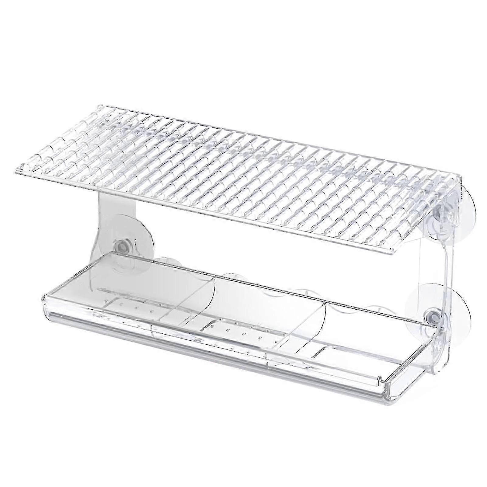 Outdoor Window Bird Feeder with Strong Suction Cups Wild Bird Watching Transparent Bird House Hummingbird Feeder