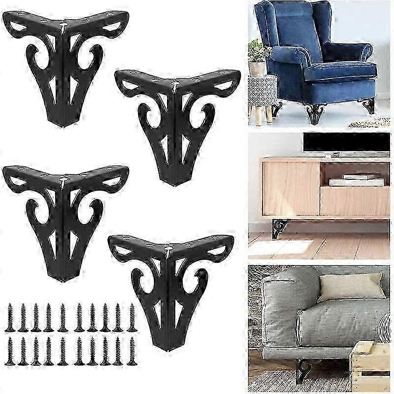 Artistic Metal Furniture Legs, Materials For Heavy Weight Capacity And Easy Installation, Suitable For Diy Projects And Various