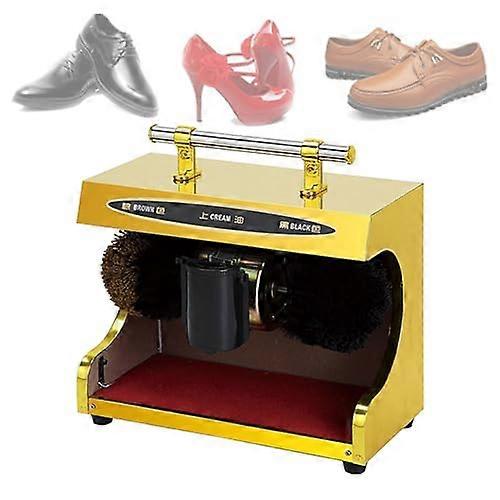 Electric Shoe Polishing Machine with Induction Technology for Home and Public Use, Fast Titanium Shine