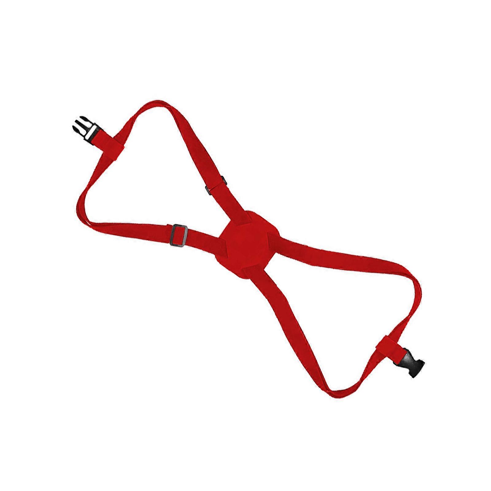 Luggage Binding Belt Telescopic Travel Bag Fixed Belts Elastic Cord Cross Packing Belt Suitcase Bag Bungee Elastic Strap  Red