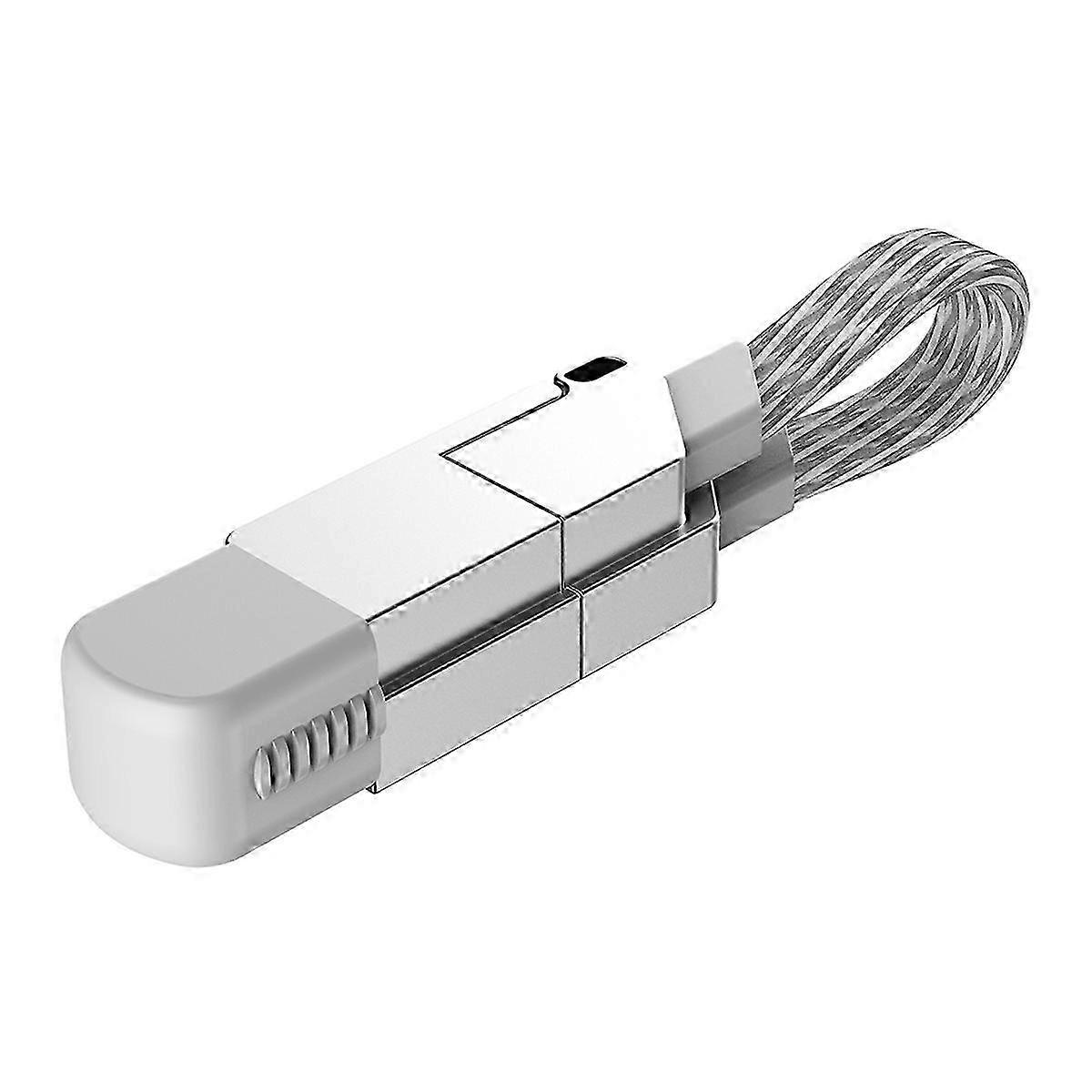 Fast PD charging cable keychain 4-in-1 multi port design