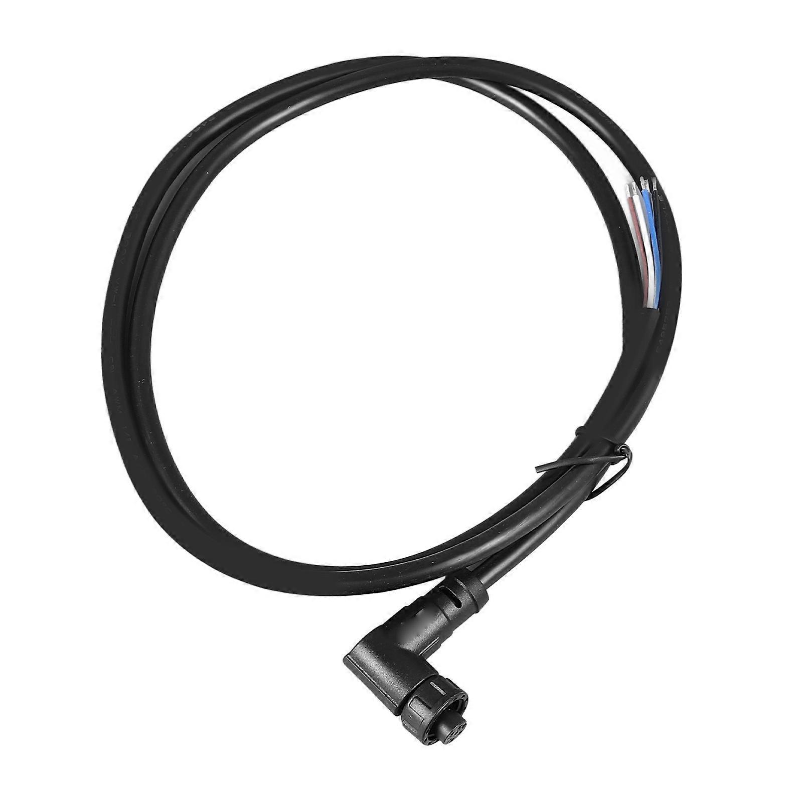 5 Core Eyelet Threaded Unshielded Straight Molded Plug Aviation Socket Connector Electrical Cable E7