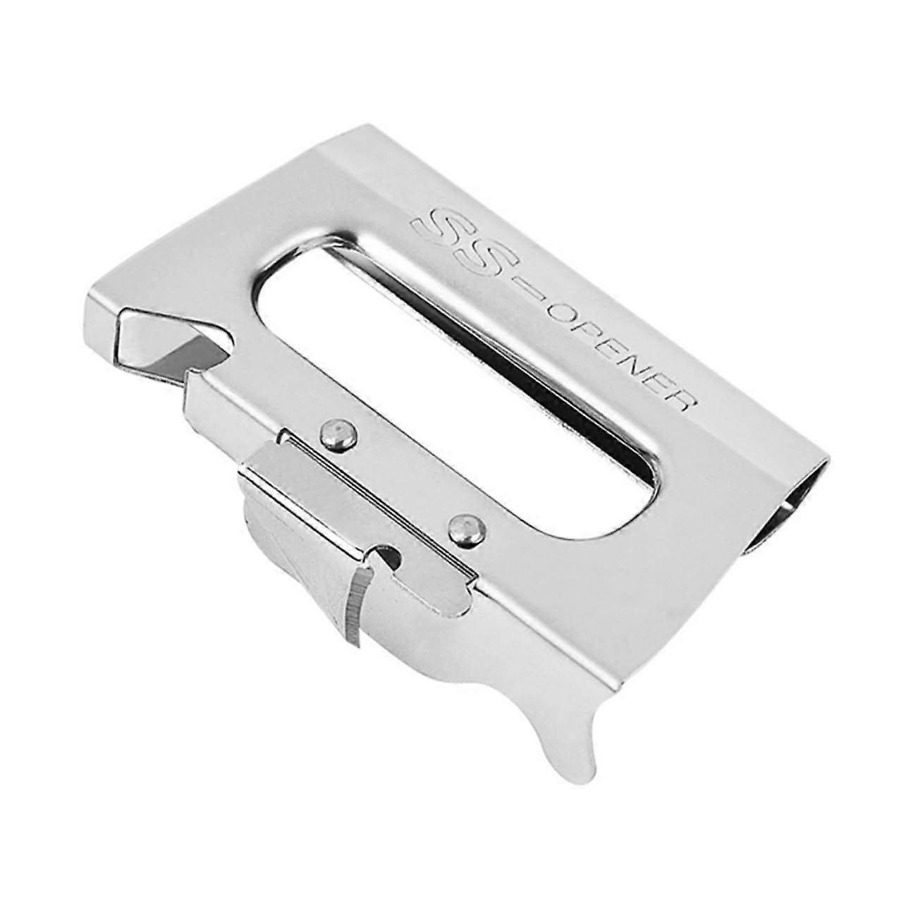 Stainless Steel Bottle and Jar Opener with Ergonomic EasyGrip Handle for Camping Picnic Party