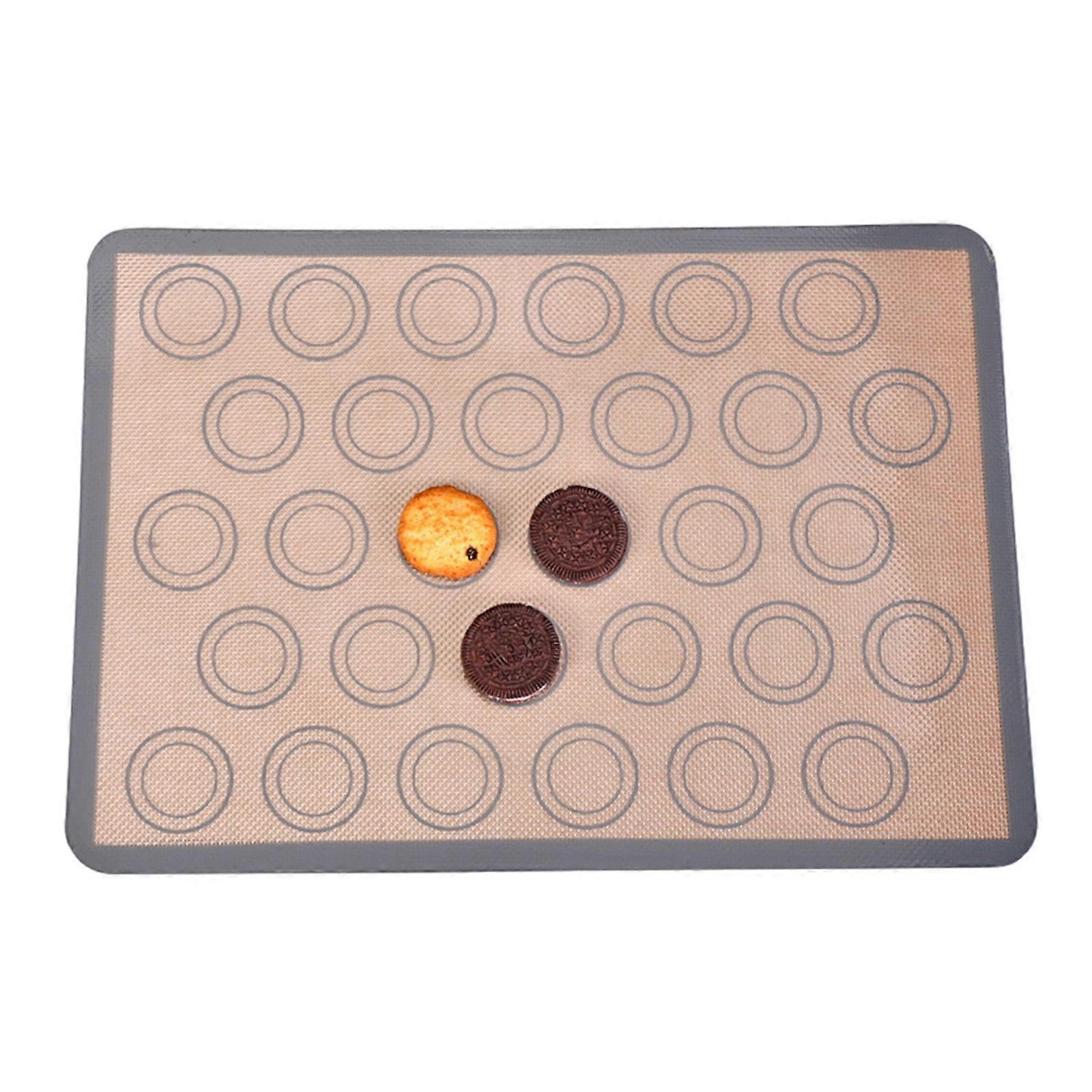 Kiplyki Silicone Baking Mats Cookies Sheet- Non-Stick Mats for Baking- Easy Clean And Reusable Oven Baking Sheet for Making Macaroons- Cookies