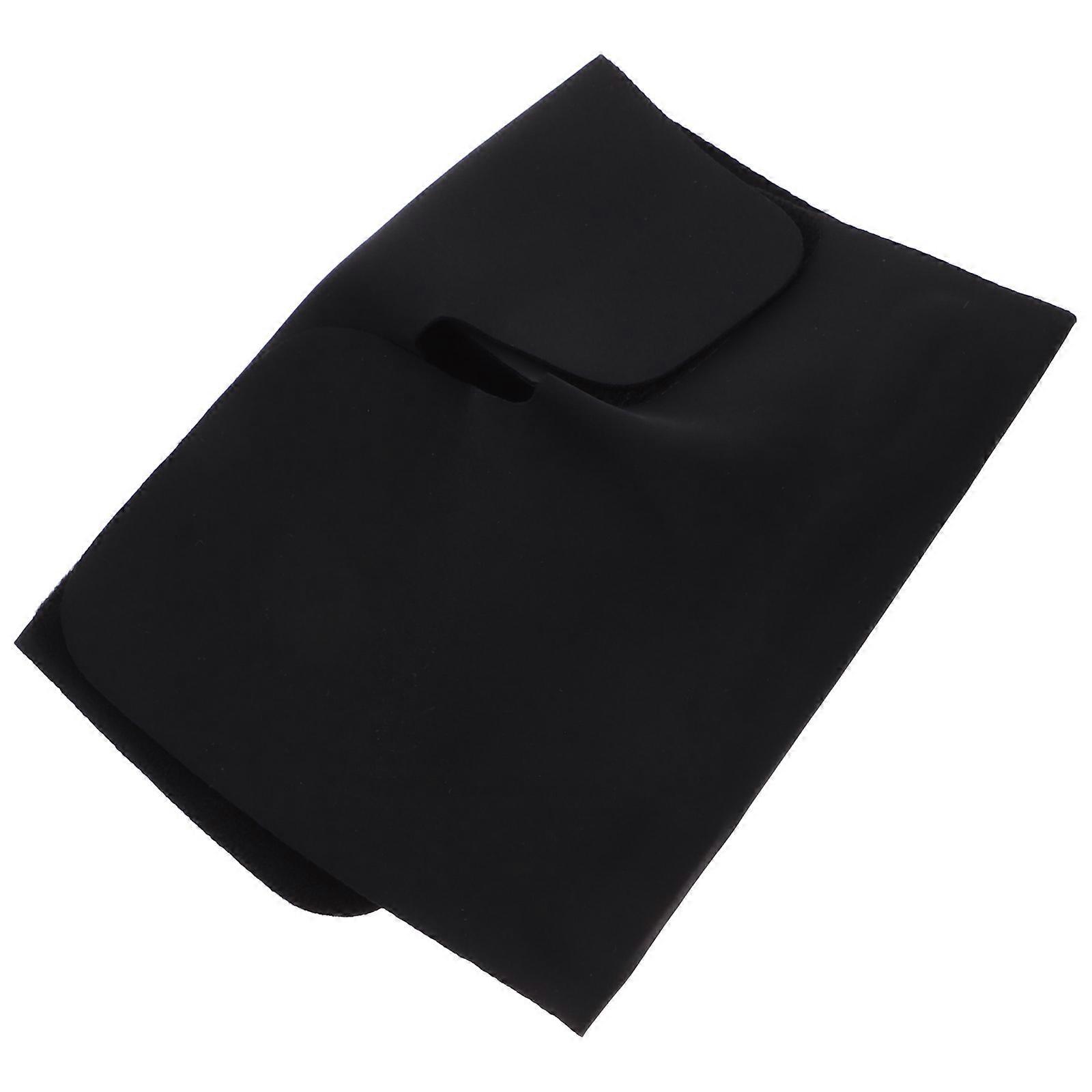 Black knee for Daily Use Portable and Wearresistant with Adjustable Straps 7.5 Inches