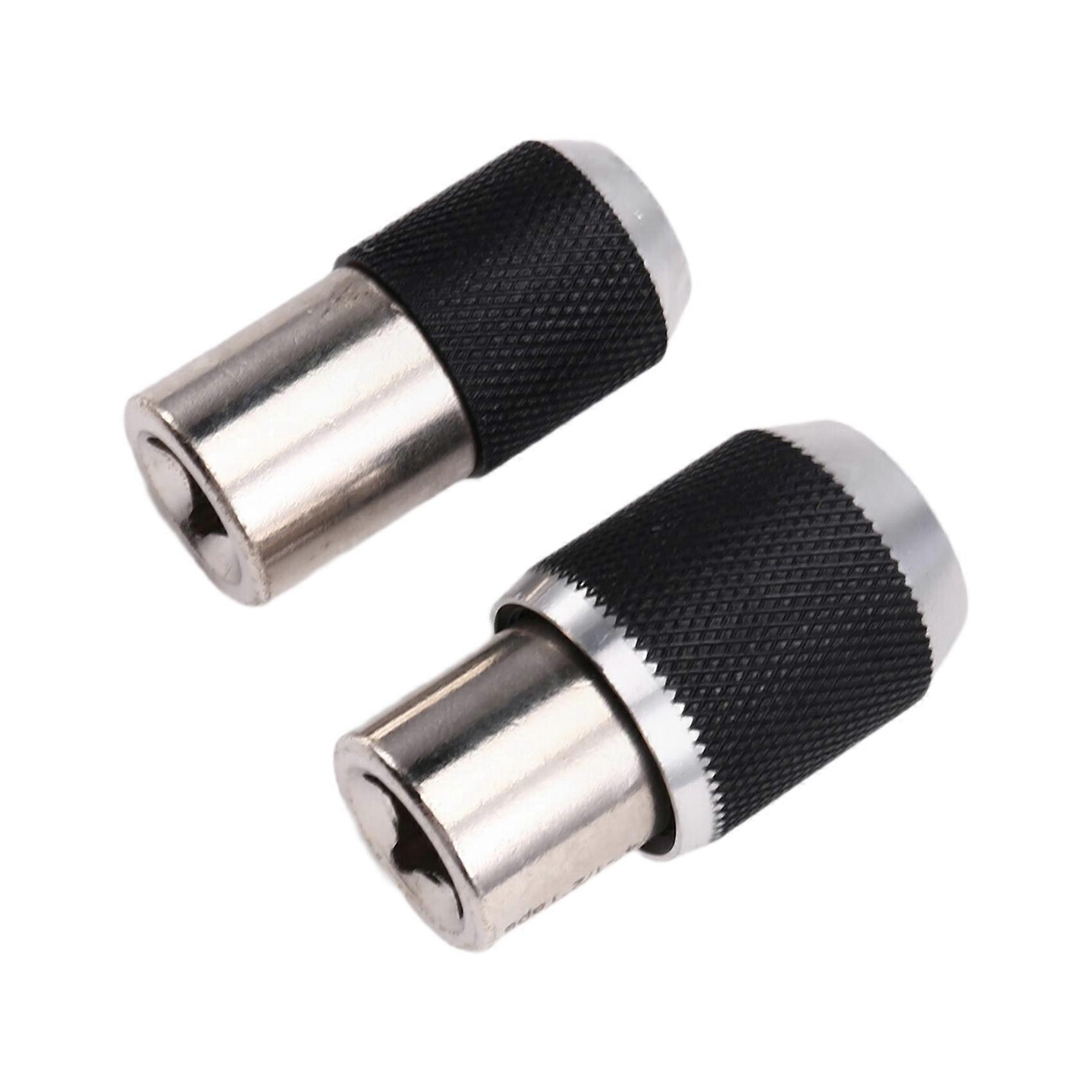 Adjustable Tap Socket Set Adapters 1/2,1/8 Drive 3/8 Tap Sleeve Extraction Holder Threading Tool 2Pcs