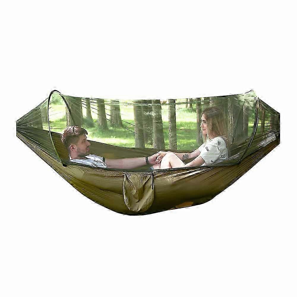 Camping Hammock with Mosquito Net,Outdoor Travel Swing Sleeping Hammock for Hiking Backpacker