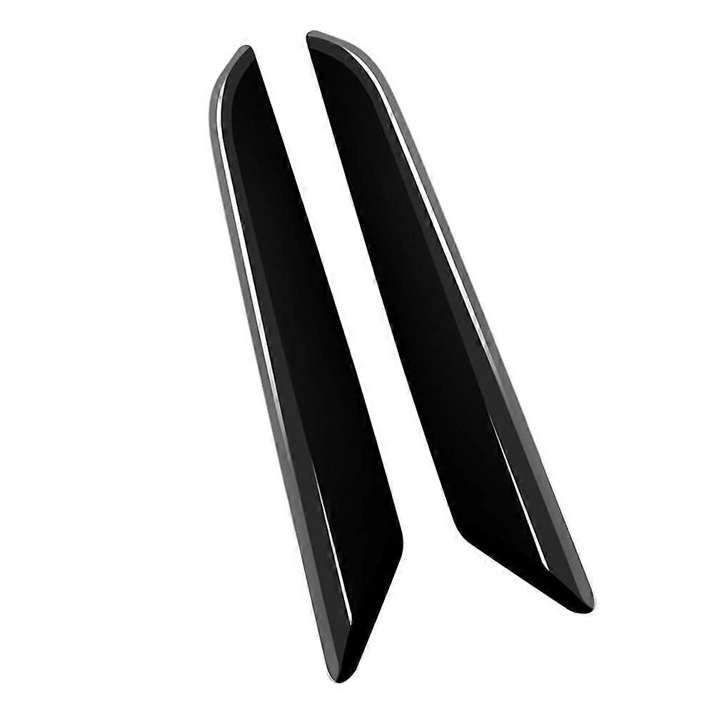 2Pcs Glossy Black Car Inner Door Handle Trim Pull Grab Panel Handle