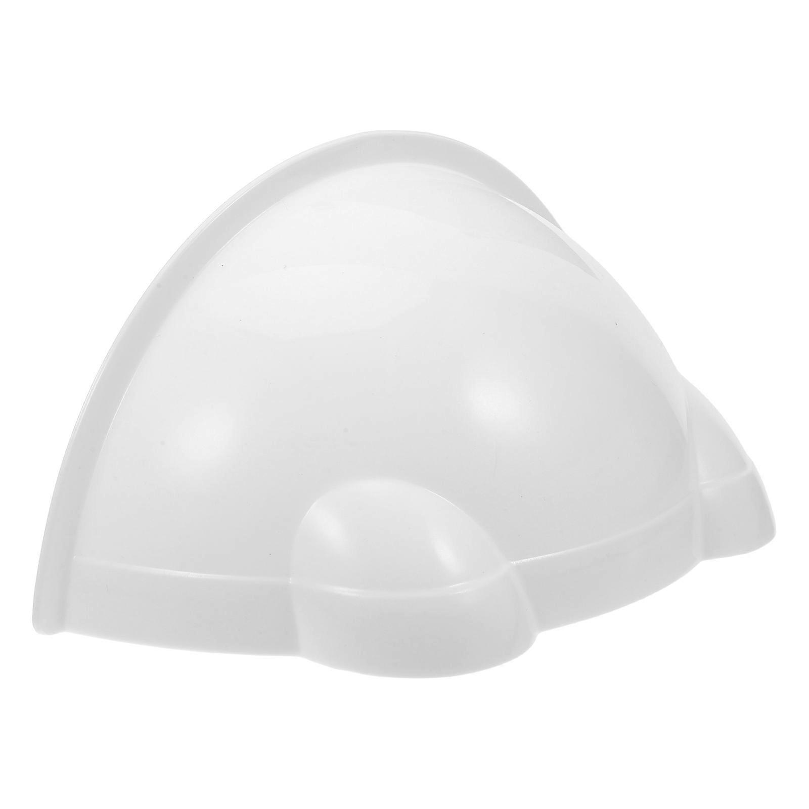 Home Use Toilet Splash Guard Urine Shield 2Pcs White PP Material Included