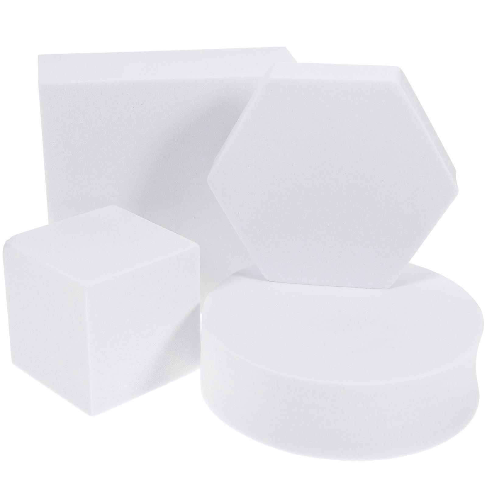 White Foam Geometry Cube Photo Props for Product Photography Small Items Decorations