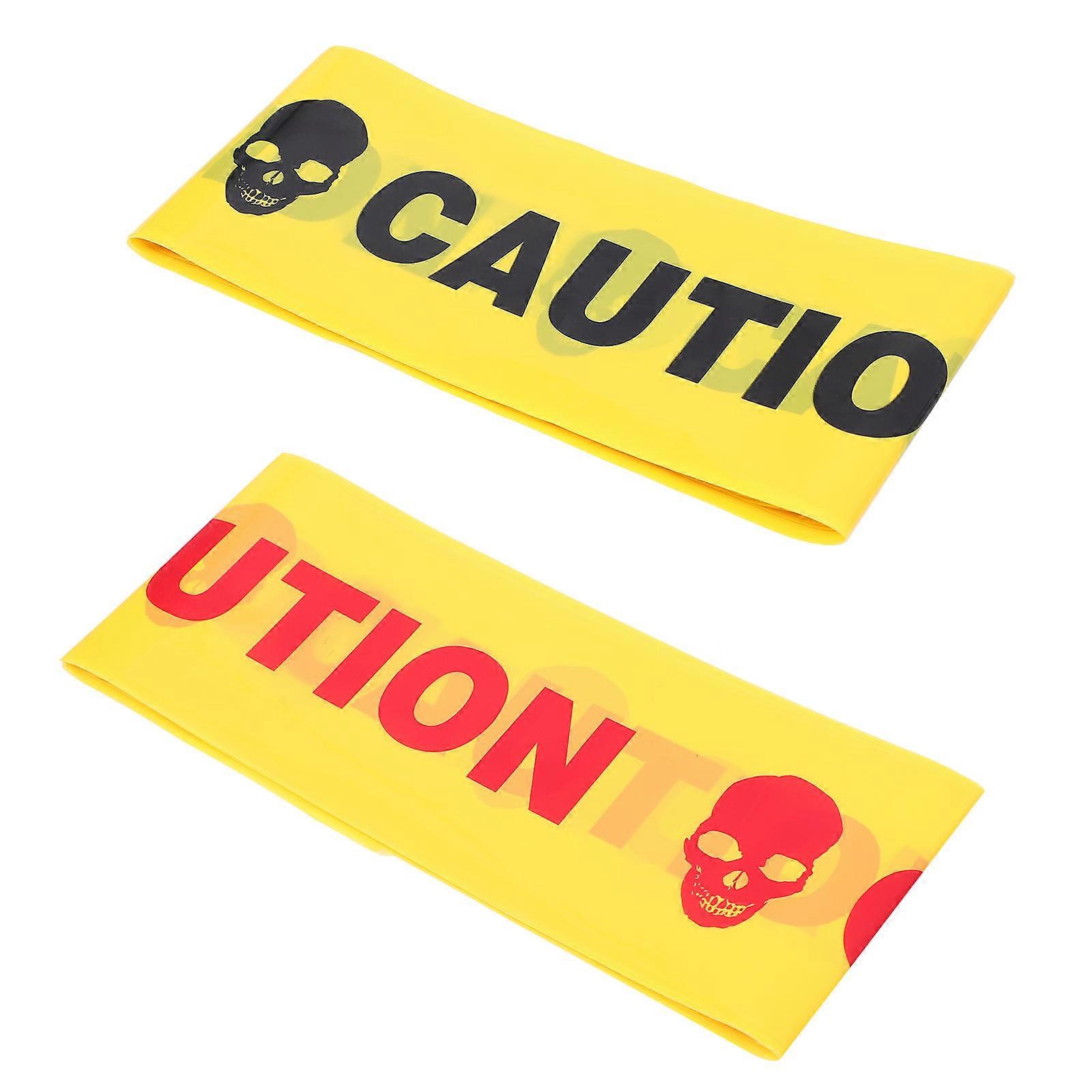 Halloween Themed Safety Warning Tape for Party Use 2Pcs Isolation Tape