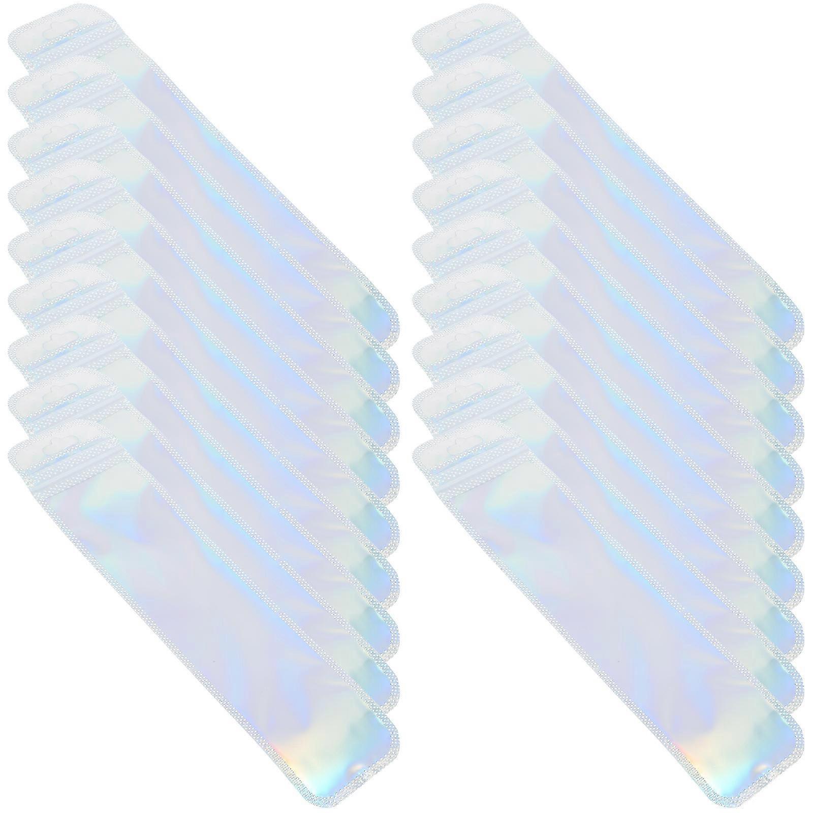 Pen Bag Self Sealing Long Packing Bag for Storage 500Pcs Blue Material