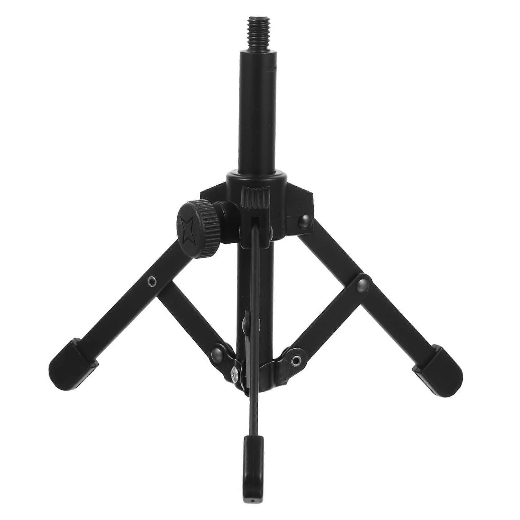 Desktop Tripod Microphone Stand Collapsible Tabletop Mic Holder For Live Streaming, Recording And Podcasting