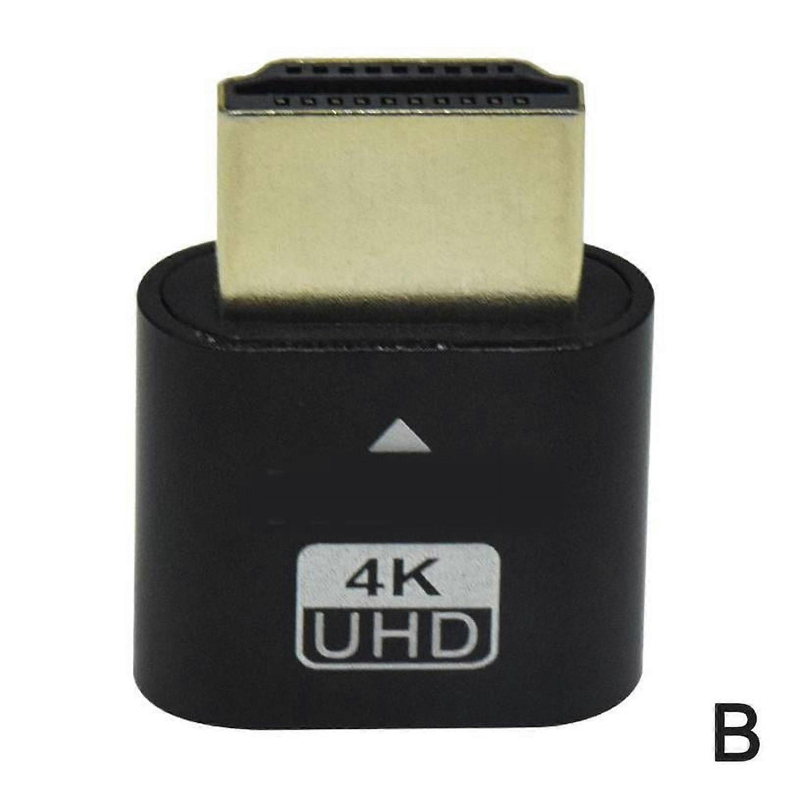 4K HDMI-compatible Virtual Display Dummy Plug Mining Rig Plug FAST! P8J4