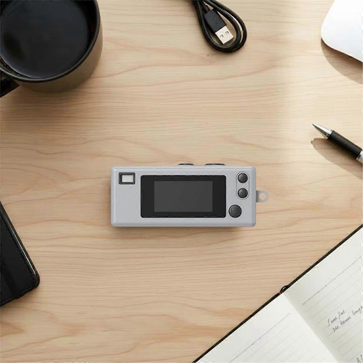 For Charmera Keychain Digital Camera Multifunctional Keyring Camera Keychain Pendant Gray