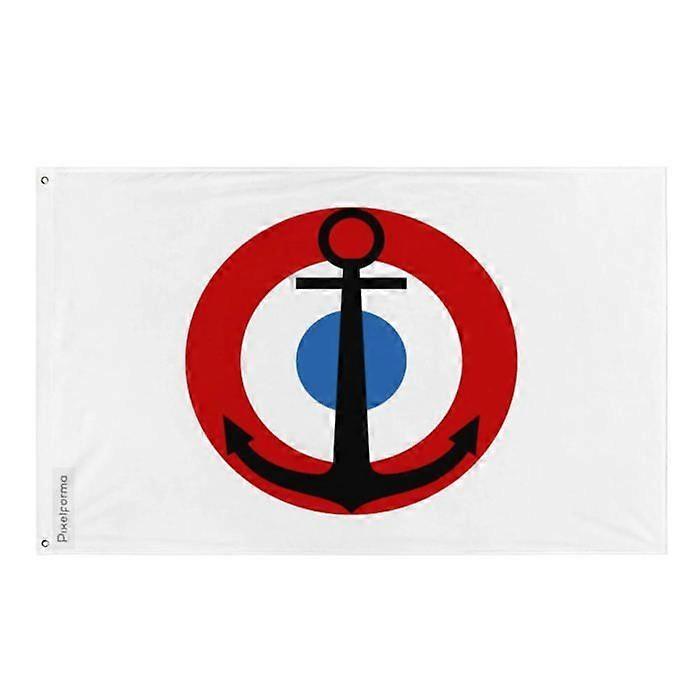 French Naval Aeronautics Cockade Flag – 90 x 150 cm – Polyester – Iron Eyelets – Durable