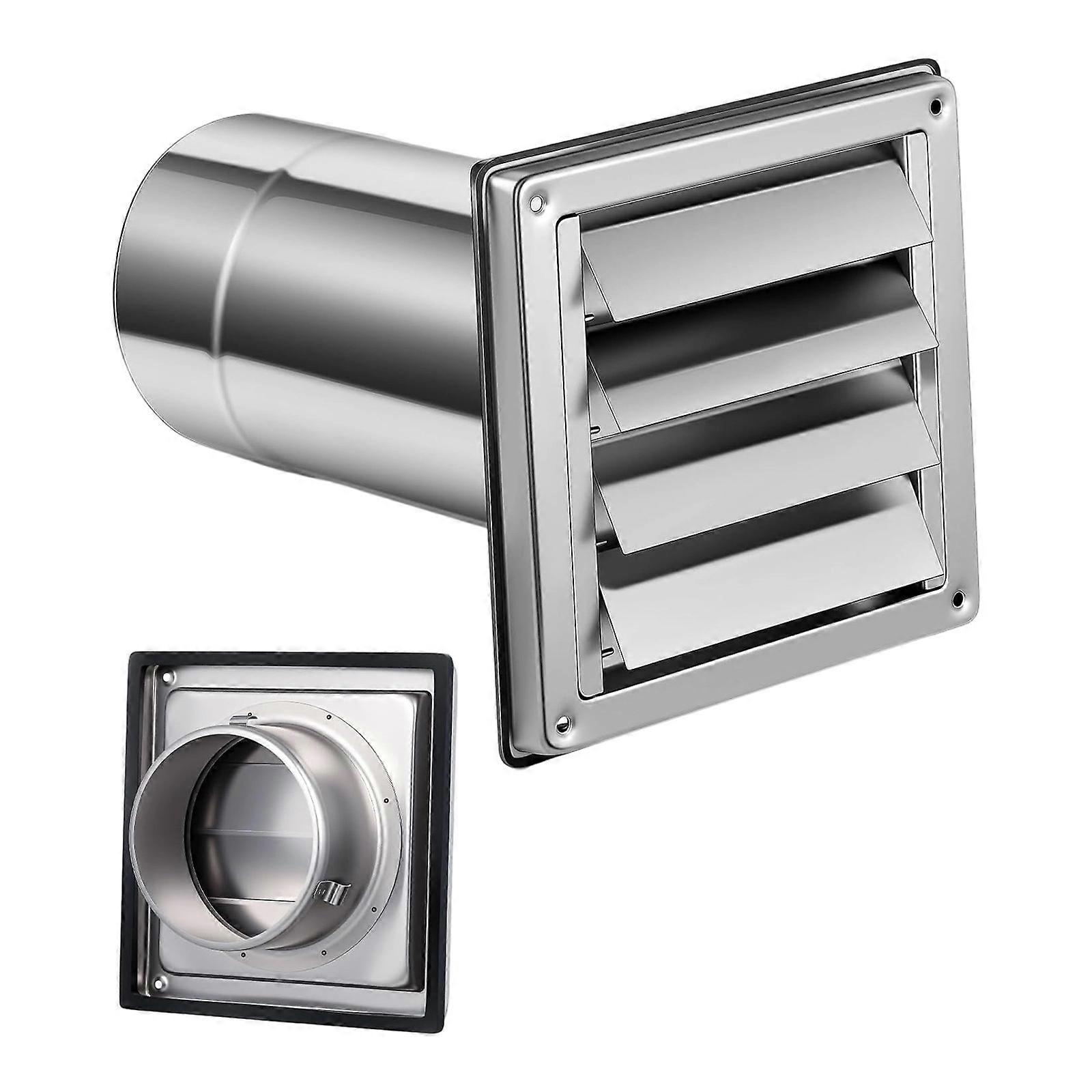 Grille de ventilation carrée en acier inoxydable multicolore