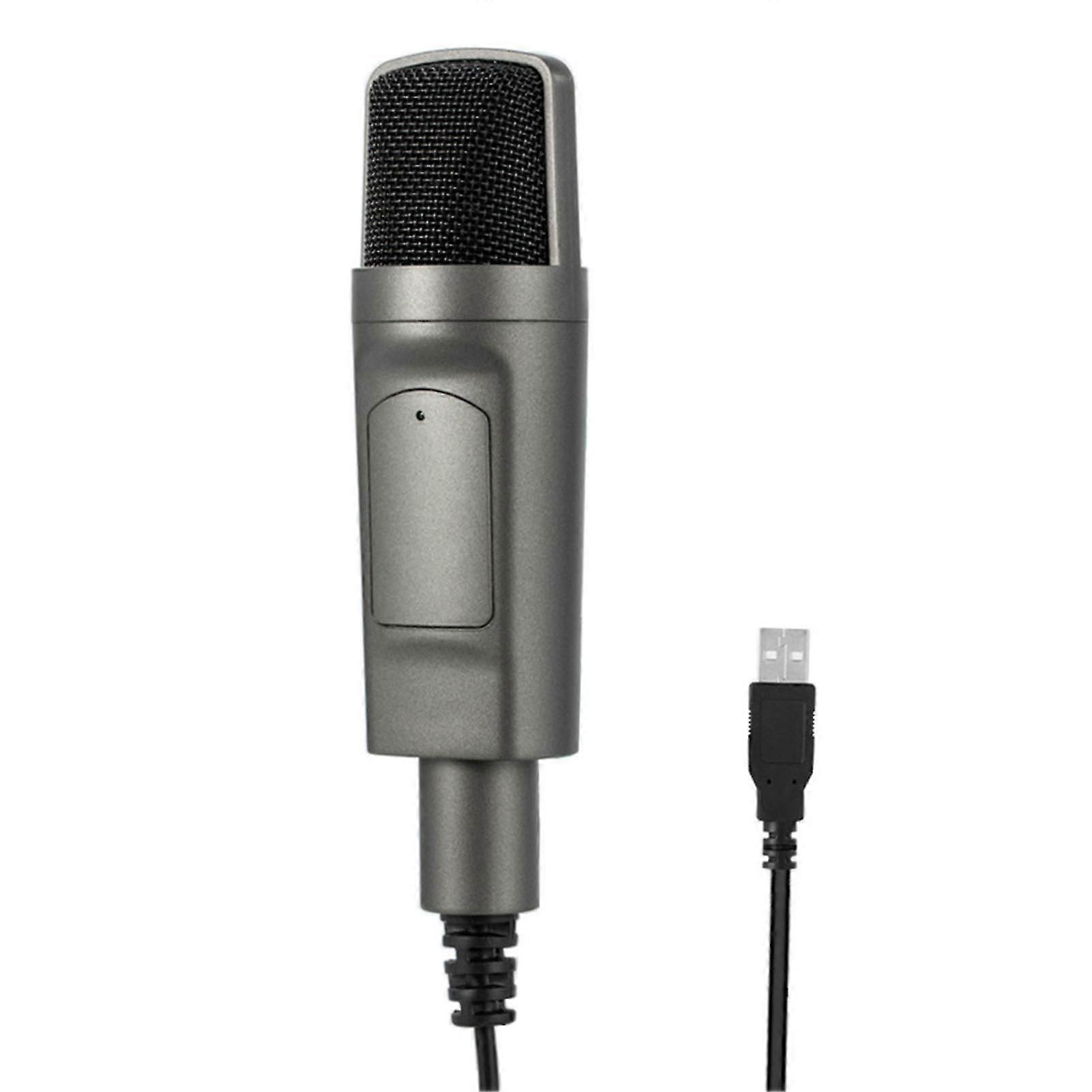 3.5mm/usb Plug Desktop Wired Microphone For Gaming/singing/live Streaming/record