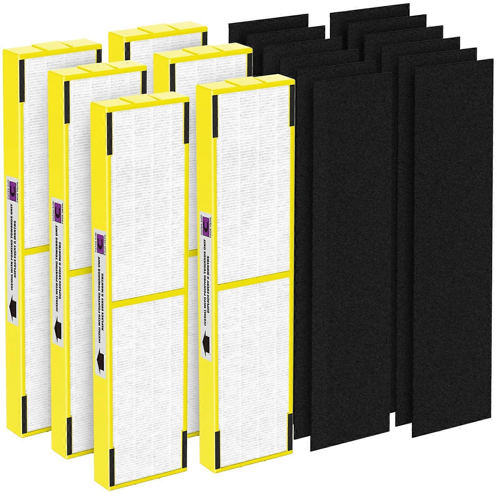 6Pack FLT5000 Filter C Replacement for GermGuardian AC5000 Series Captures 0.3 Micron Particles