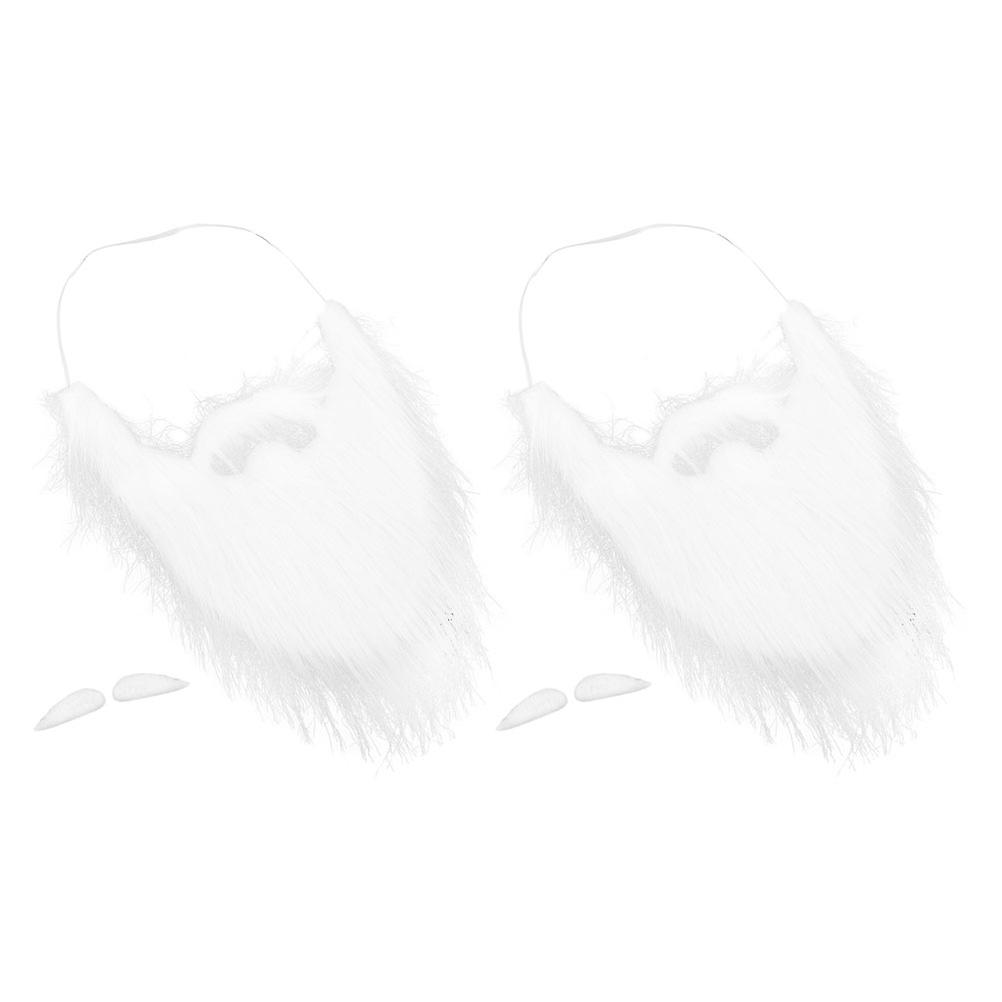 Fake Beard Santa Claus with Beard and Eyebrows Prop 1Set