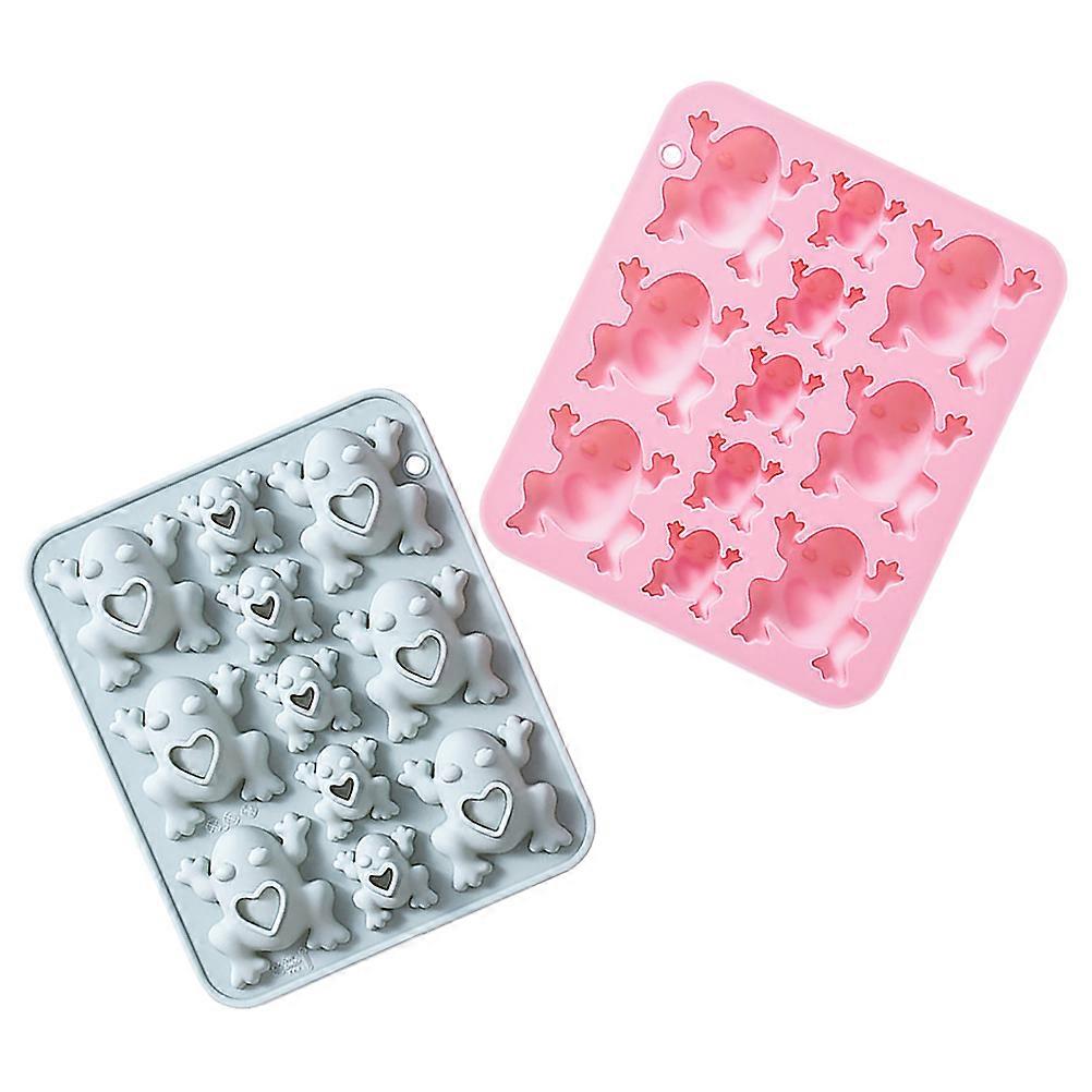 Candy Molds DIY Baking Gummy Making Silicone Nonstick Surface 2Pcs