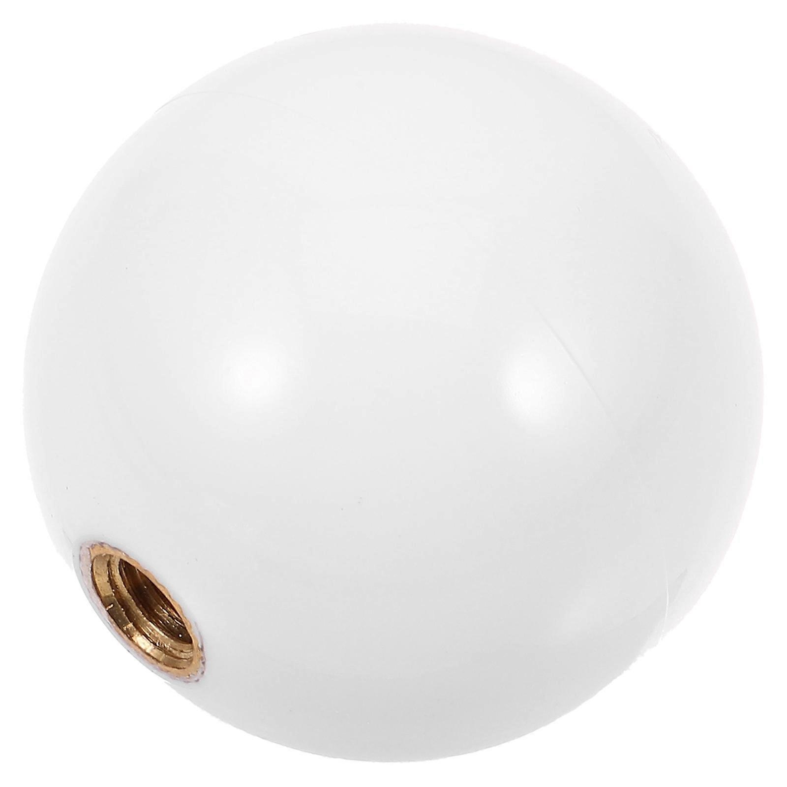 Game Stick Head Joystick Ball Handle for Game Joystick White Plastic with Vibration and Function 1Set