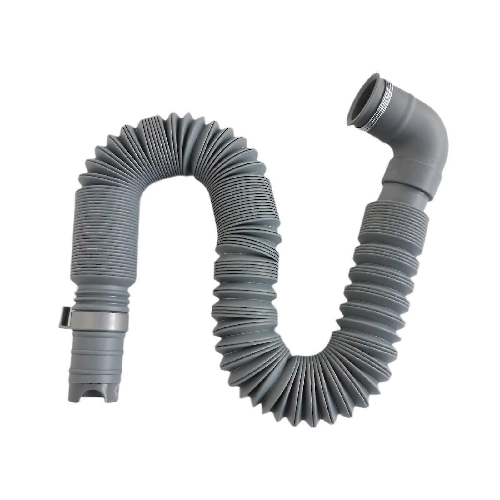 Universal Washing Machine Drain Hose 5ft Retractable with 32mm Connector for Most Washers