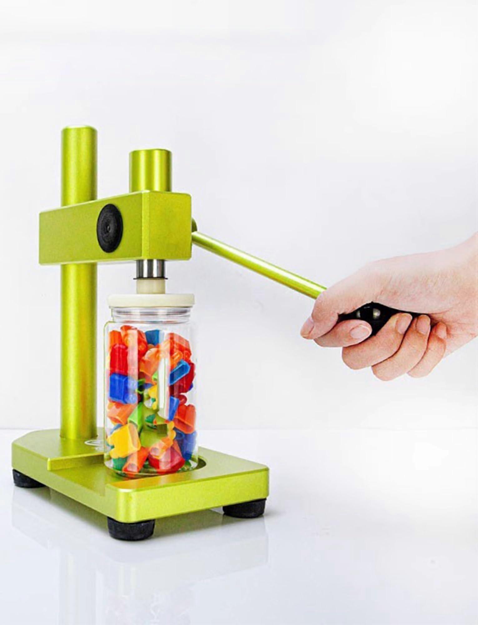 Manual Tin Can Sealer Adjustable Height RustResistant Shell for Home Canning and Preservation