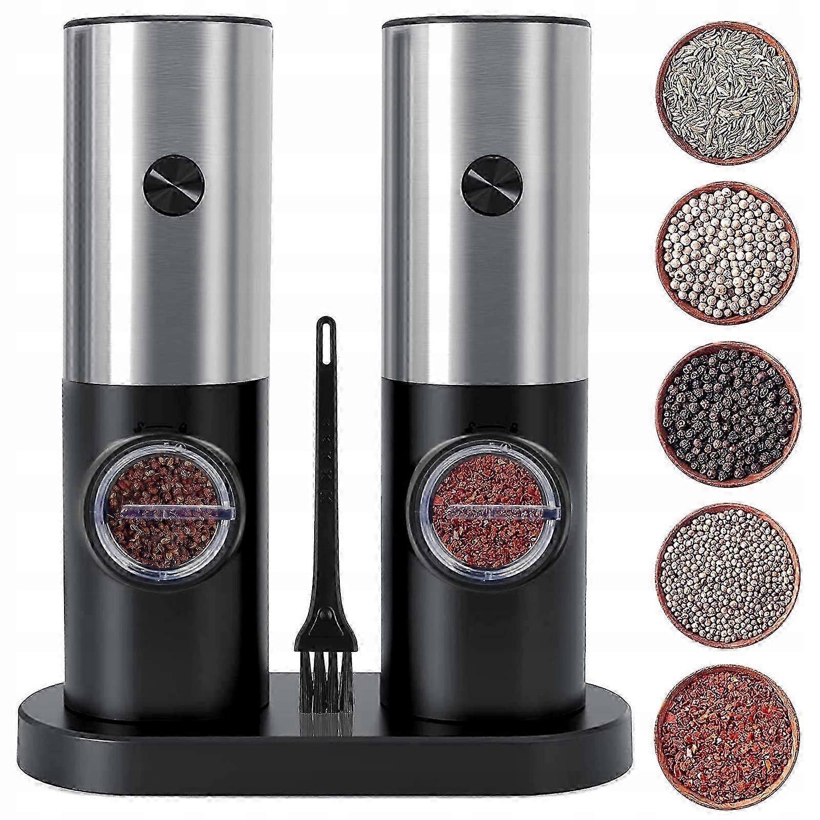 2026 Bedee Electric Pepper Grinder 25 W Silver/gray