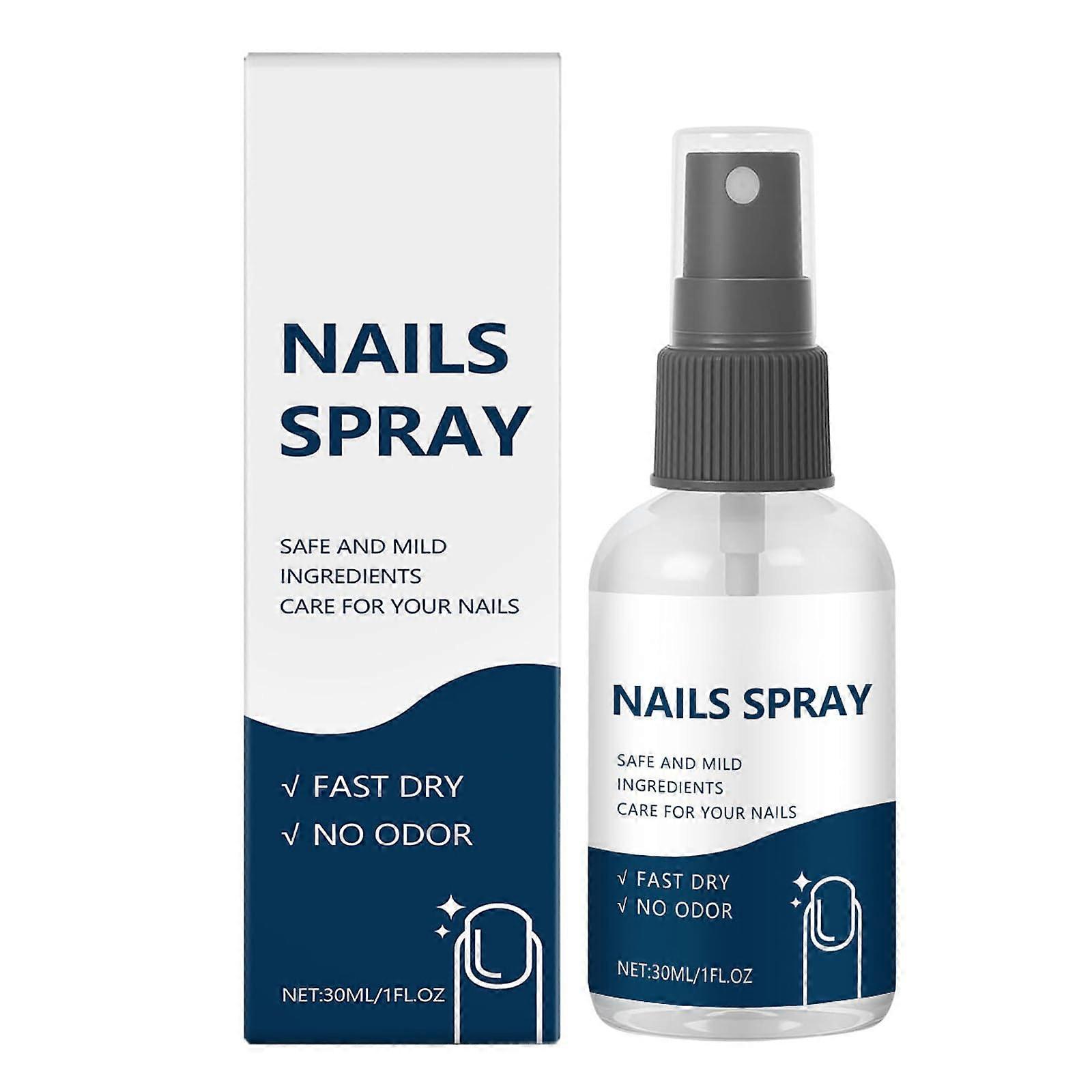 Nail Care Spray Fast Drying Odorless Non Greasy Moisturizer for Nails and Cuticles 30ml