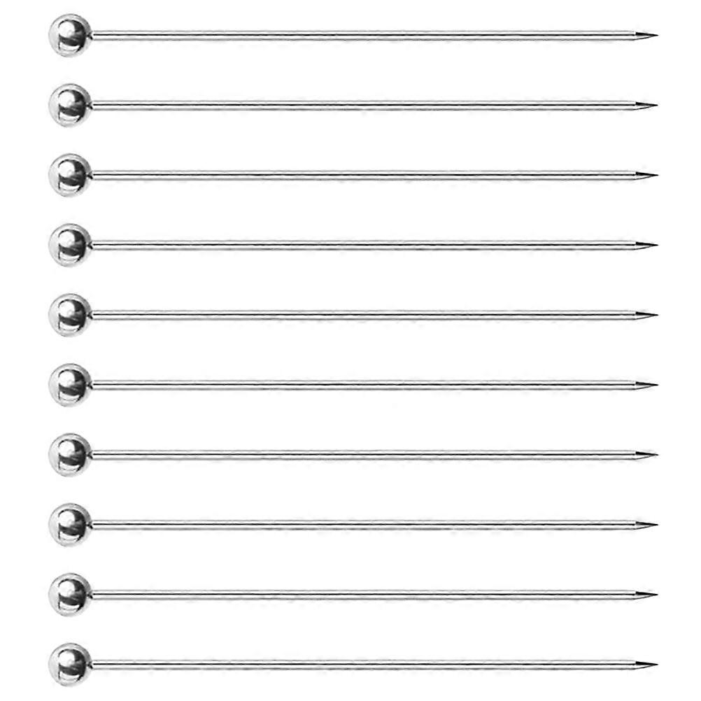 10Pcs Cocktail Picks Wear resistant Multi function Fruit Picks Convenient Food Picks