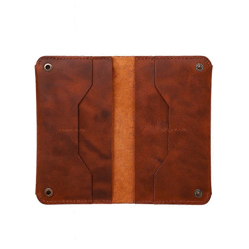 Handcrafted Full-grain Leather Troia Long Wallet