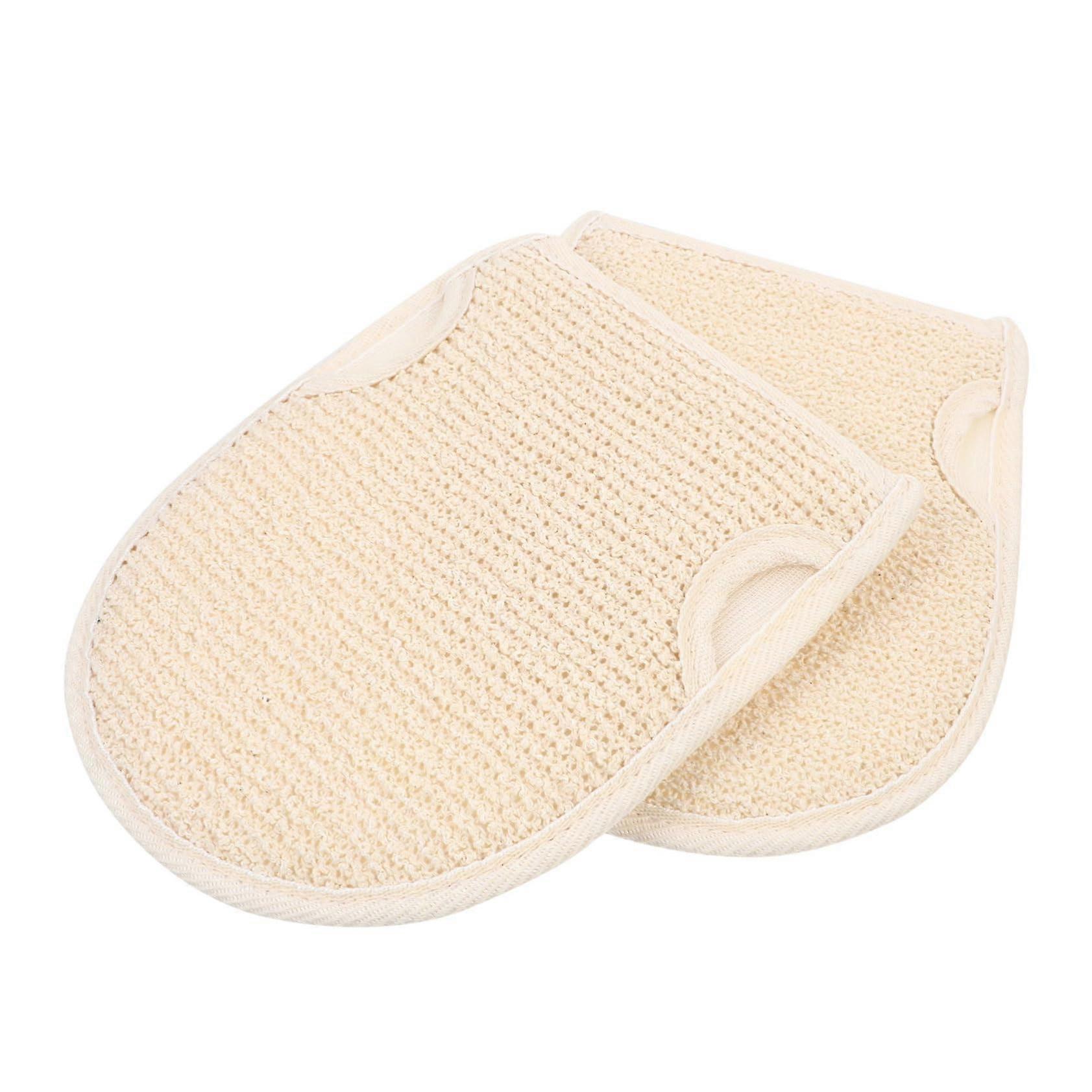 2pcs DoubleSided Exfoliating Gloves for Deep Cleaning Bath Mitts Dead Skin Removal