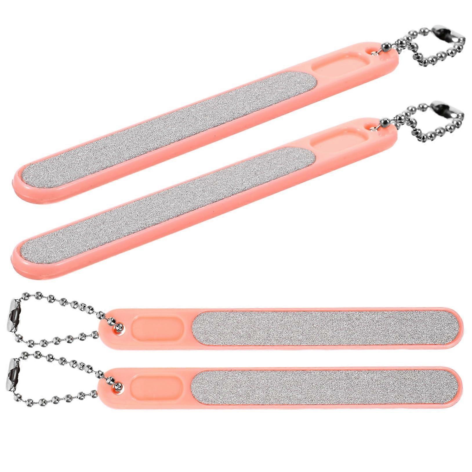 4pcs Nail File Set for Precision Nail Shaping and Smoothing with Ergonomic Comfortable Grip
