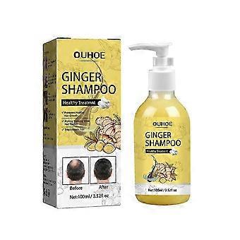 Adequado para shampoo de gengibre, estável, promove o crescimento saudável de cabelos finos e fracos - JK
