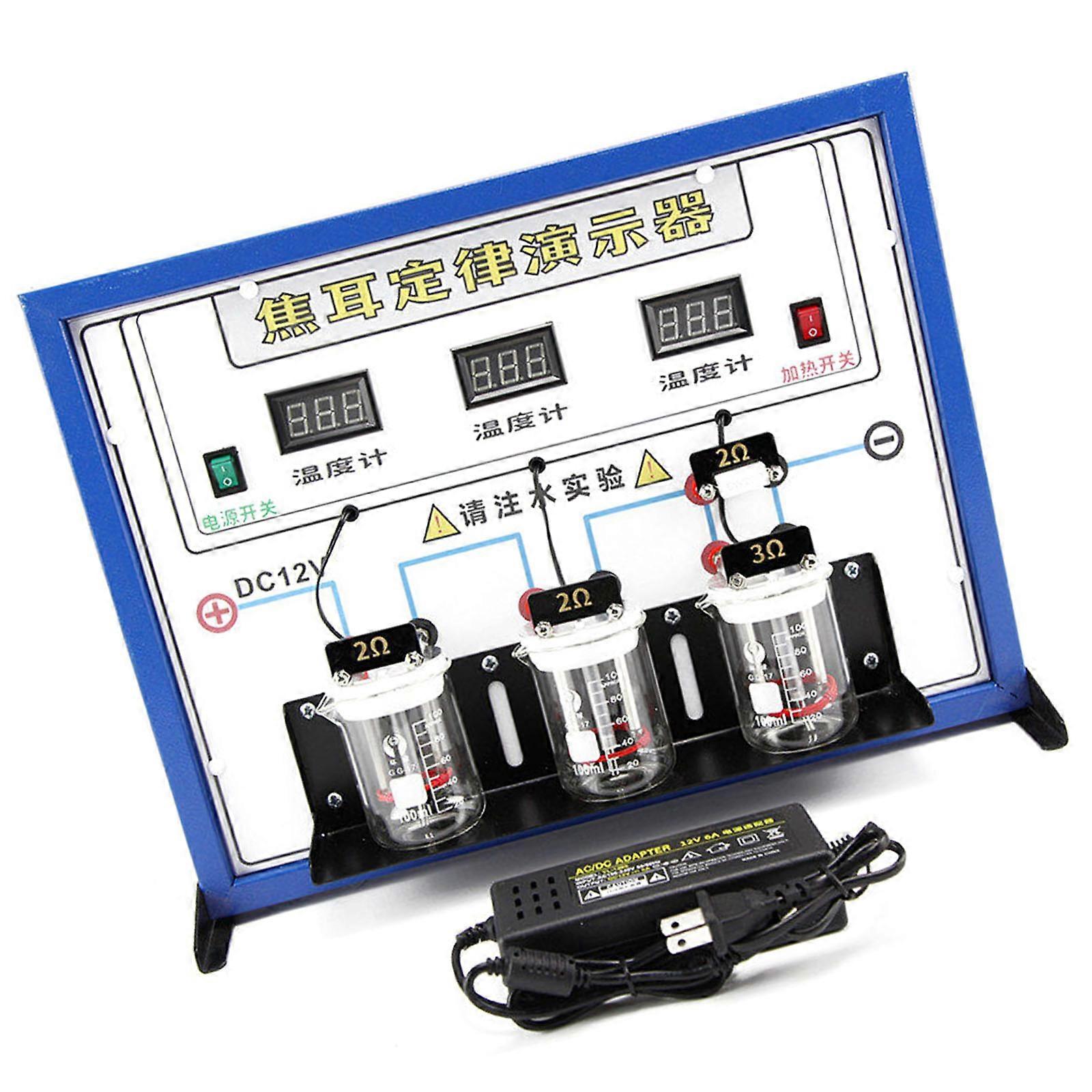 Professional Digital Current Voltage Power Meter Electrical Experiment Demonstration Device For Students Learning Multicolor