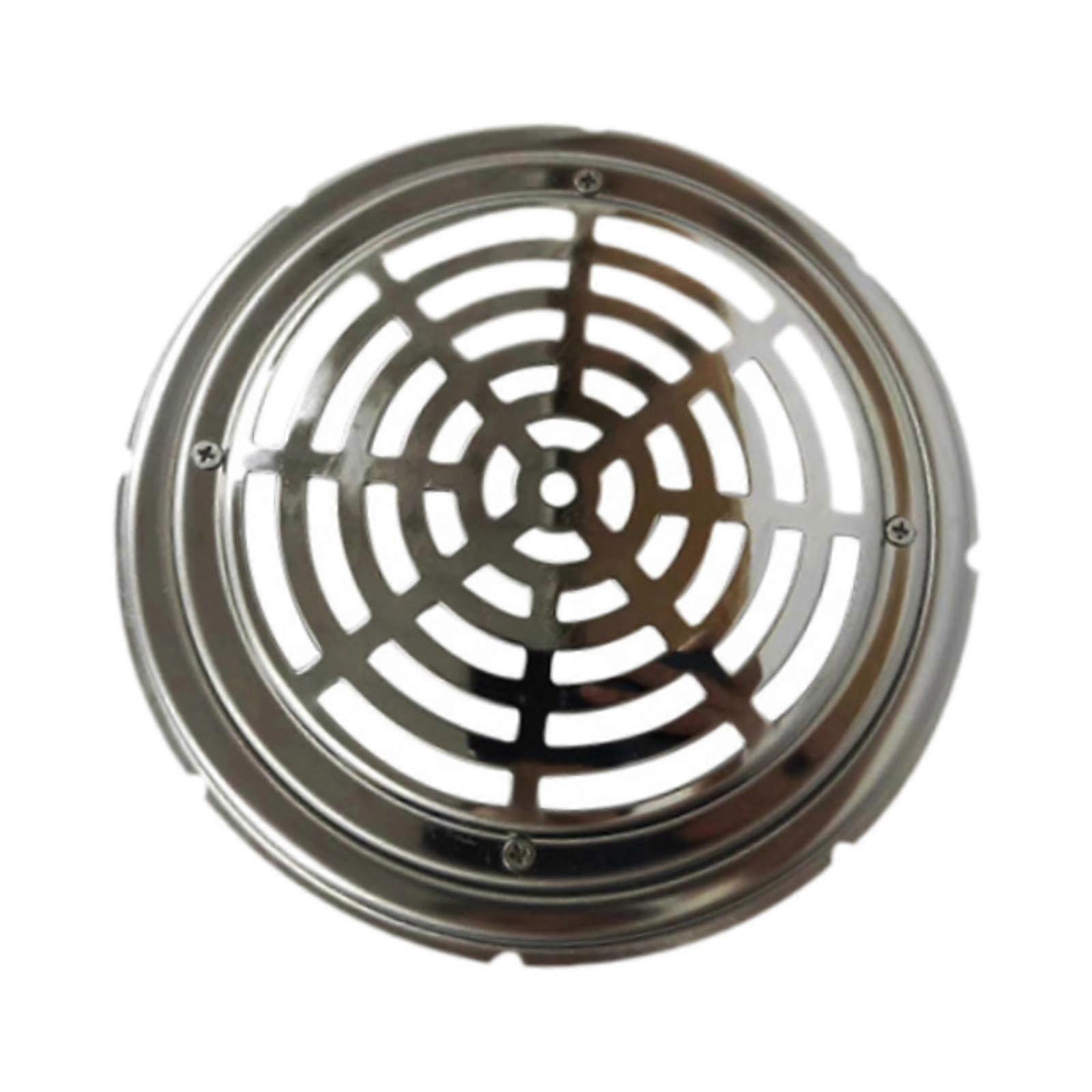 Swimming Pool Main Drain Cover 304 Stainless Steel Rustproof Grid for Efficient Water Drainage