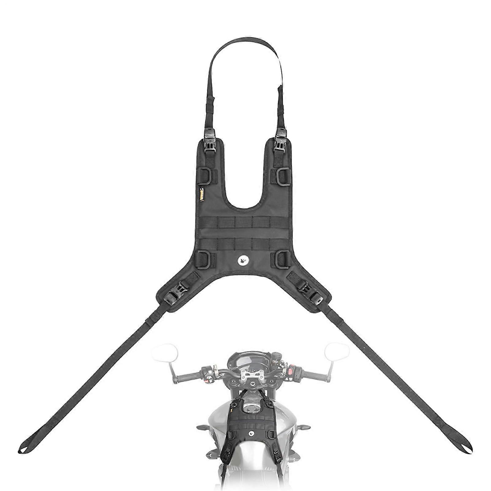 Waterproof Motorcycle Tank Bag Base with Locking Buckle, Adjustable Straps and ScratchResistant Design