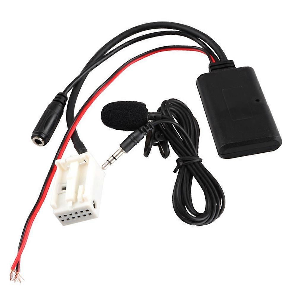Auto Aux Adapter 12Pin Bluetooth-Compatible AUX-in Wire Connector Adapter for E60 E63 E64 E65 E66 E81E82 E87