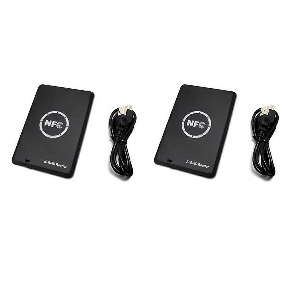 2X IC RFID Card Reader RFID Copier Duplicator NFC Smart Card Reader Writer 13.56MHz Encrypted Programmer