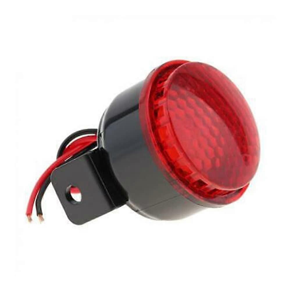 12V Backup Alarm 105dB Loud Reverse Warning Buzzer with Integrated Light for Vehicles