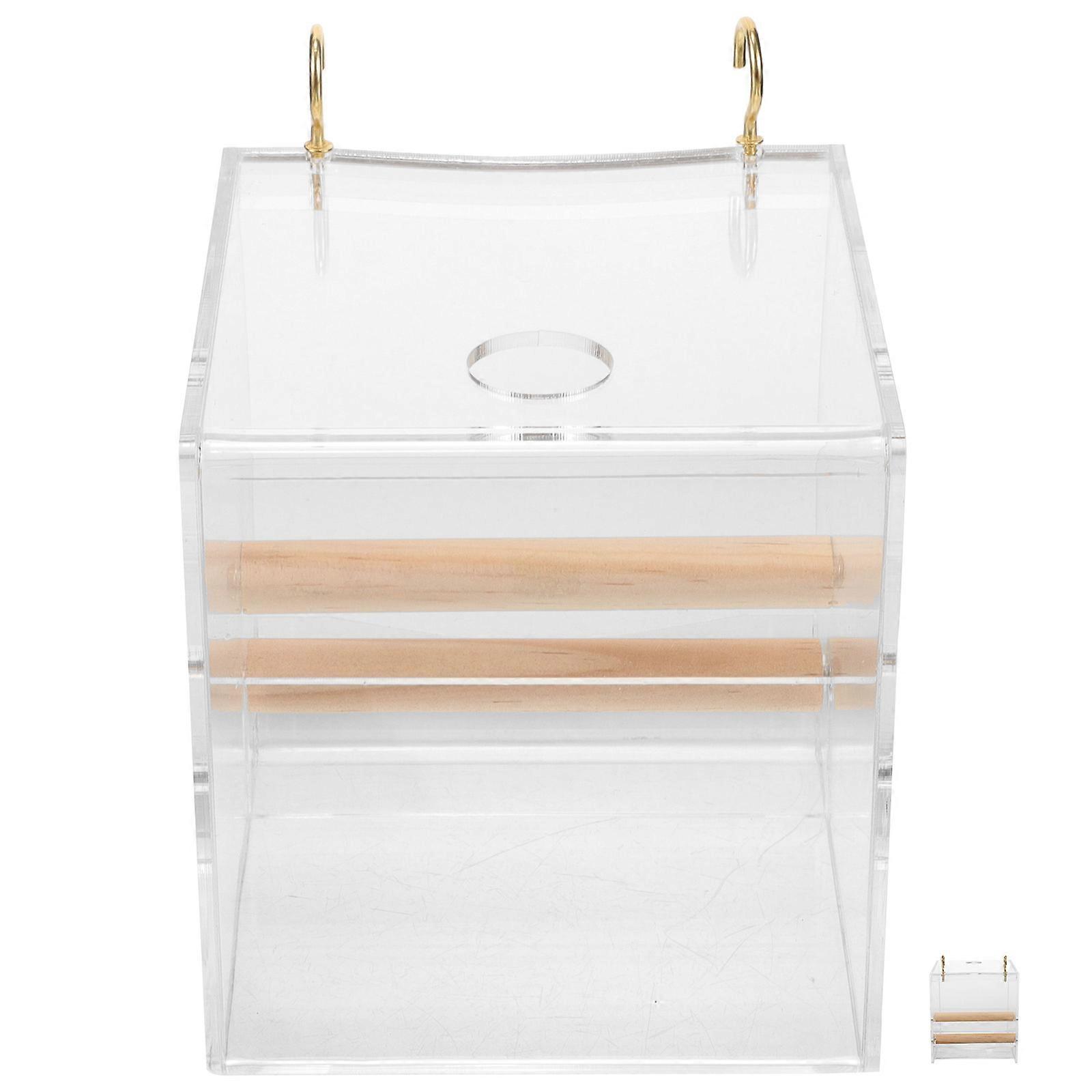 Parrot Feeder Splash-Proof Automatic Food Dispenser for Birds