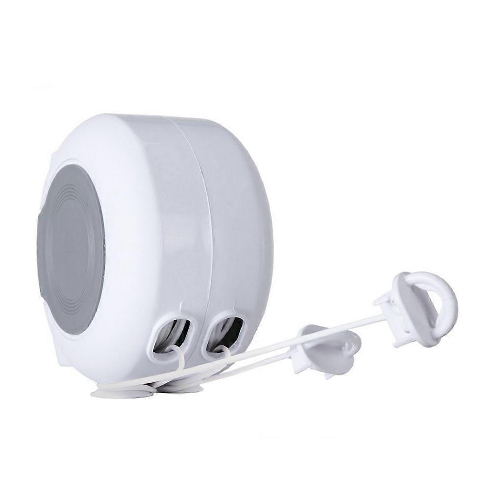 Laundry Line Retractable Clothesline for Hanging Coat 1Pcs White