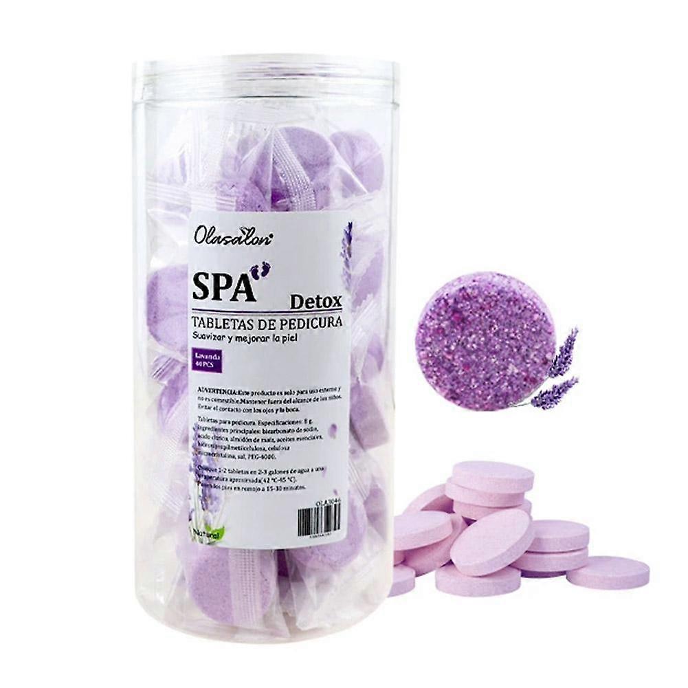 40pcs Foot bath effervescent tablets Portable U:K
