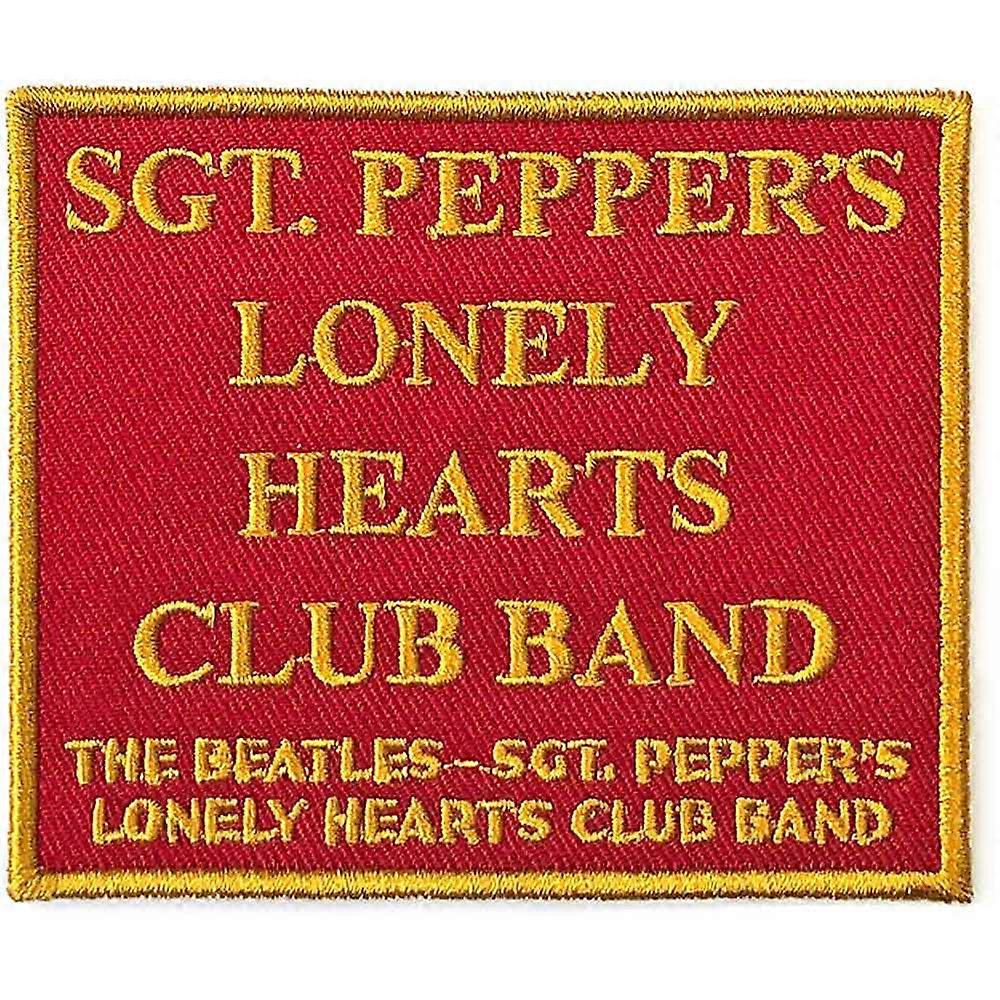 The Beatles Patch Sgt Pepper Song Title
