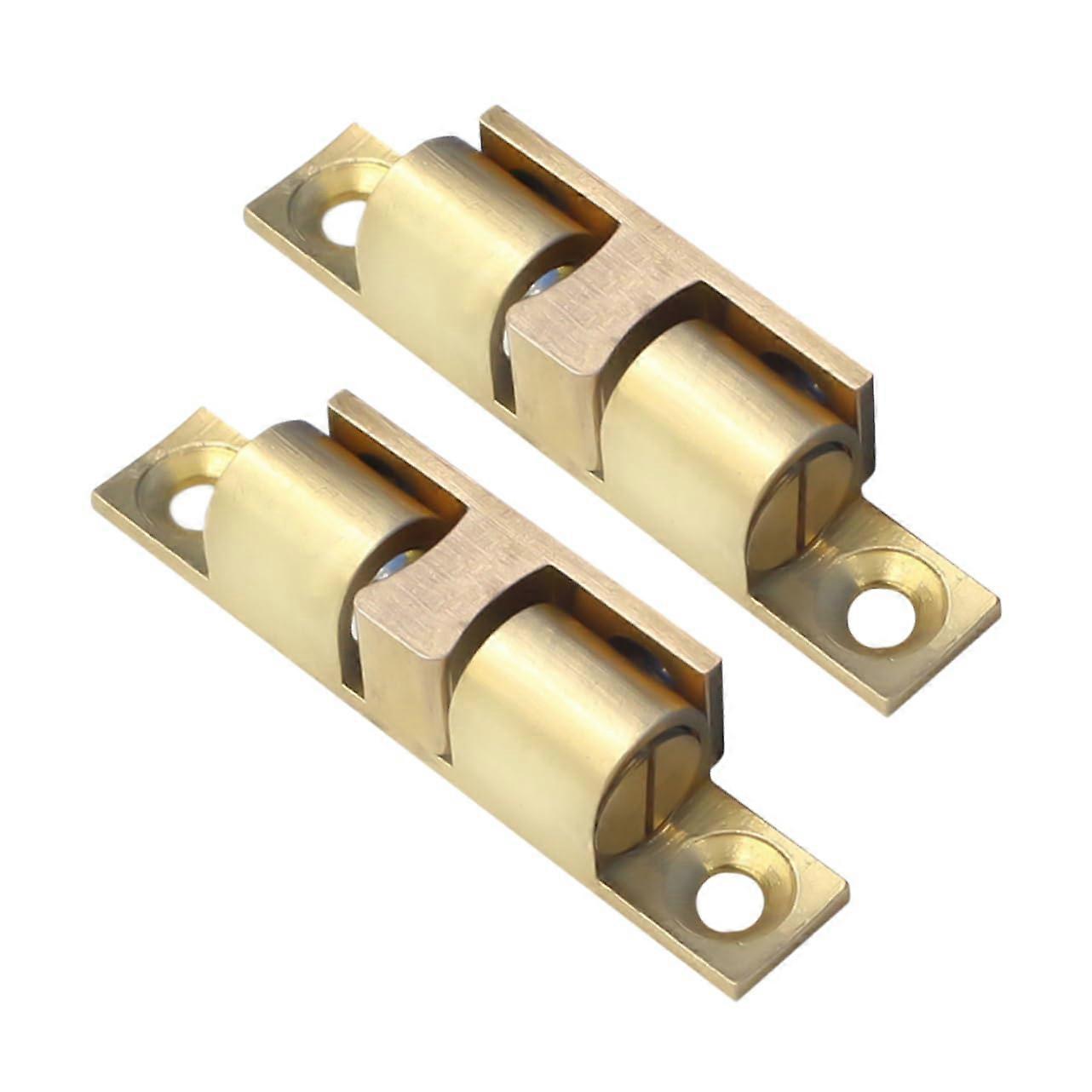 Ball Catch Latch Solid Brass Door Roller Catch for Closet Doors Secure Spring Closure