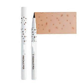 Freckle Pen Waterproof Longlasting Natural Faux Freckles Makeup and Brow Liner P04 Chestnut