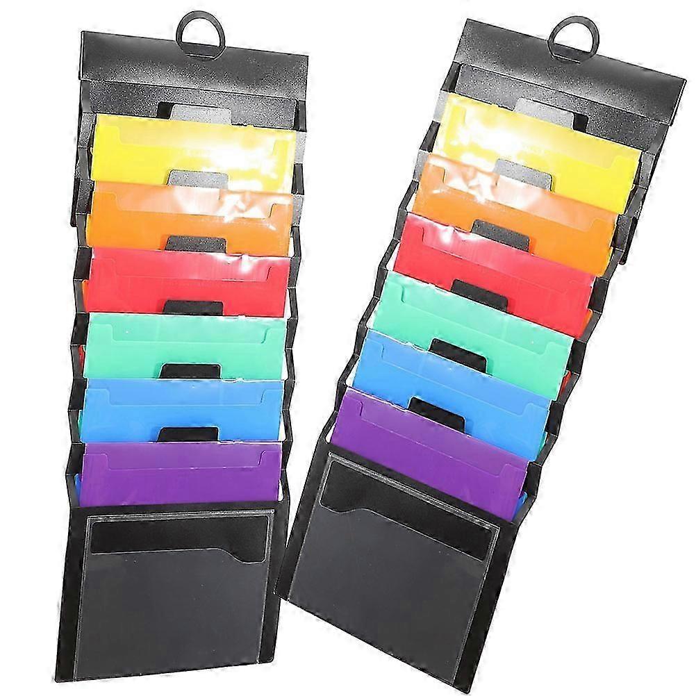 Hanging Foldable Folder Reusable File Organizer for Document Storage 2Pcs