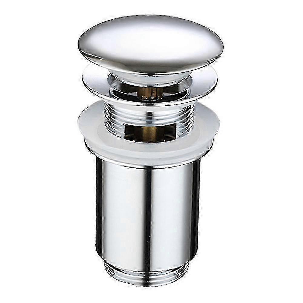 Wash Basin Drain Fitting with Overflow Pull-out Plug for All Sink Types