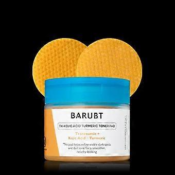 Kurkuma-Kojisäure-Toner-Pads mit Tranexamsäure, Peeling- und Reinigungspads für das Gesicht, gegen Pigmentflecken, reguliert den Hautfettgehalt, für alle Hauttypen, 70 Stück